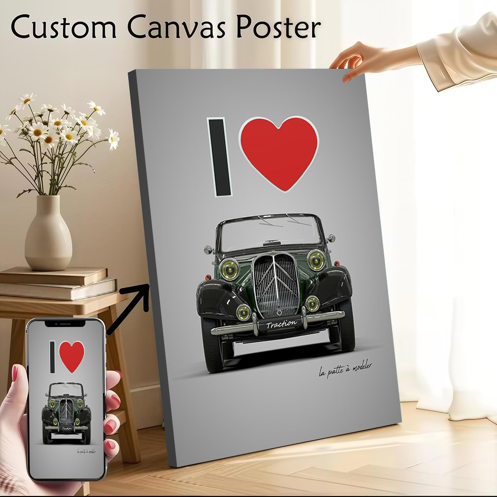 Gaming Accessories - I Love Traction Printed Canvas Poster
