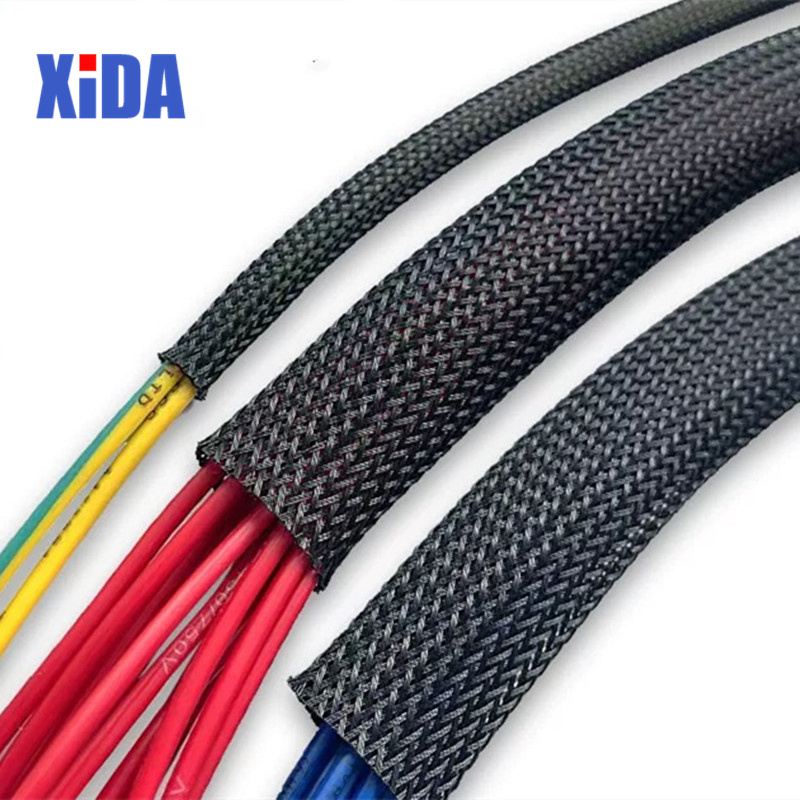 Cable Sleeve Braided - 5/10M Black PET Wire Insulated Braid