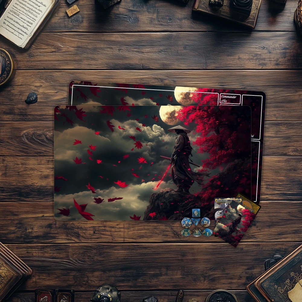 TCG Playmat,Mysterious Samurai - огляд і ціна Gaming Accessories Gamestop