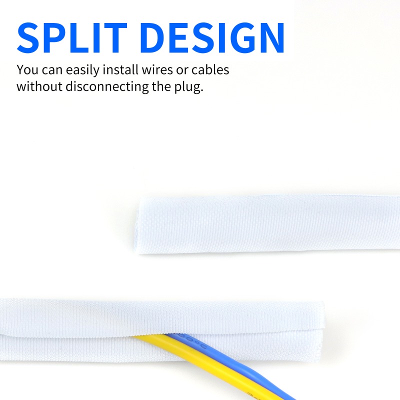 2/5/10M Self Closed PET Braid  - огляд і ціна Cable Sleeve Braided
