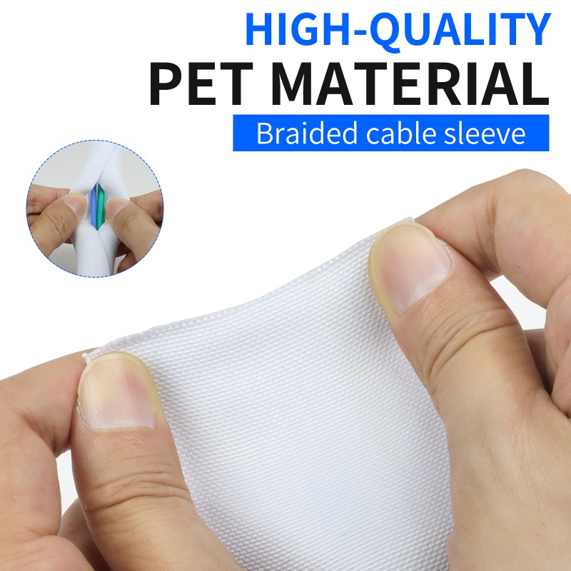 2/5/10M Self Closed PET Braid  - огляд і ціна Cable Sleeve Braided