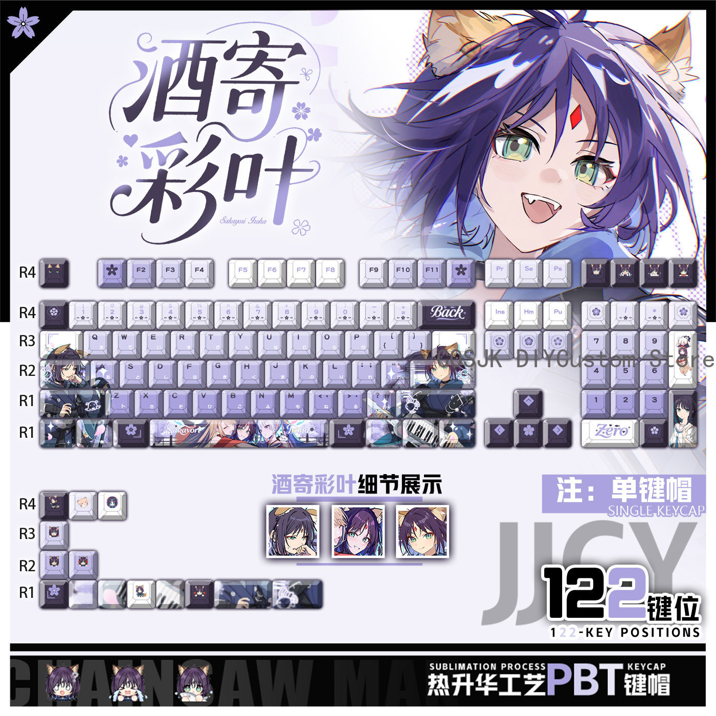 122 Keys Anime Cosmic Princess - огляд і ціна Gaming Accessories Gamestop