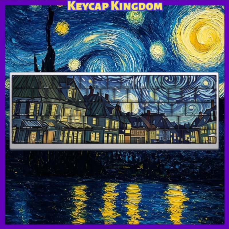 Van Gogh Starry Sky Theme Keyc - огляд і ціна Gaming Accessories Tablet