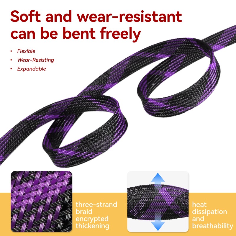 3/5M PET Insulated Braided Cab - огляд і ціна Cable Sleeve Braided