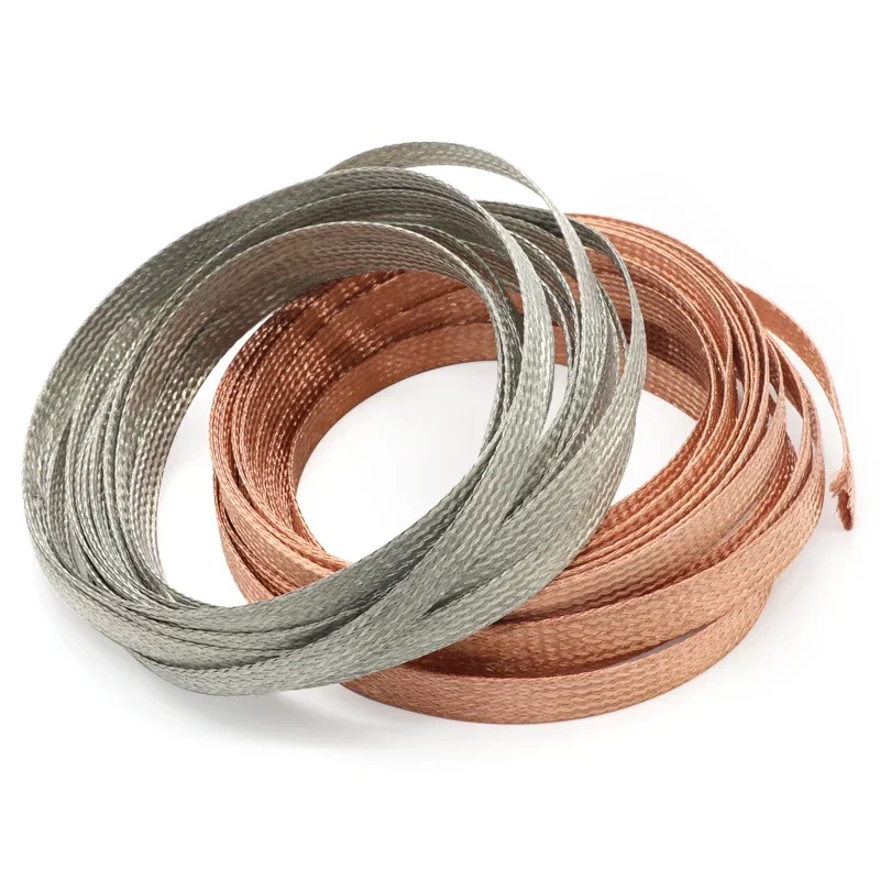2M/5M Tinned Plating Copper Br - огляд і ціна Cable Sleeve Braided
