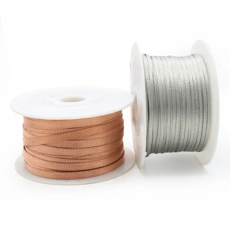 2M/5M Tinned Plating Copper Br - огляд і ціна Cable Sleeve Braided