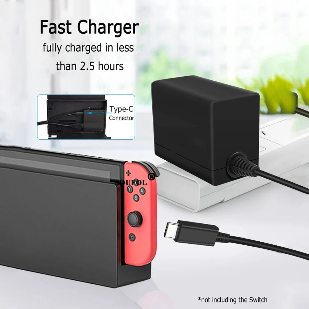 AC Power Adapter Charger For N - огляд і ціна Gaming Accessories Nintendo Switch
