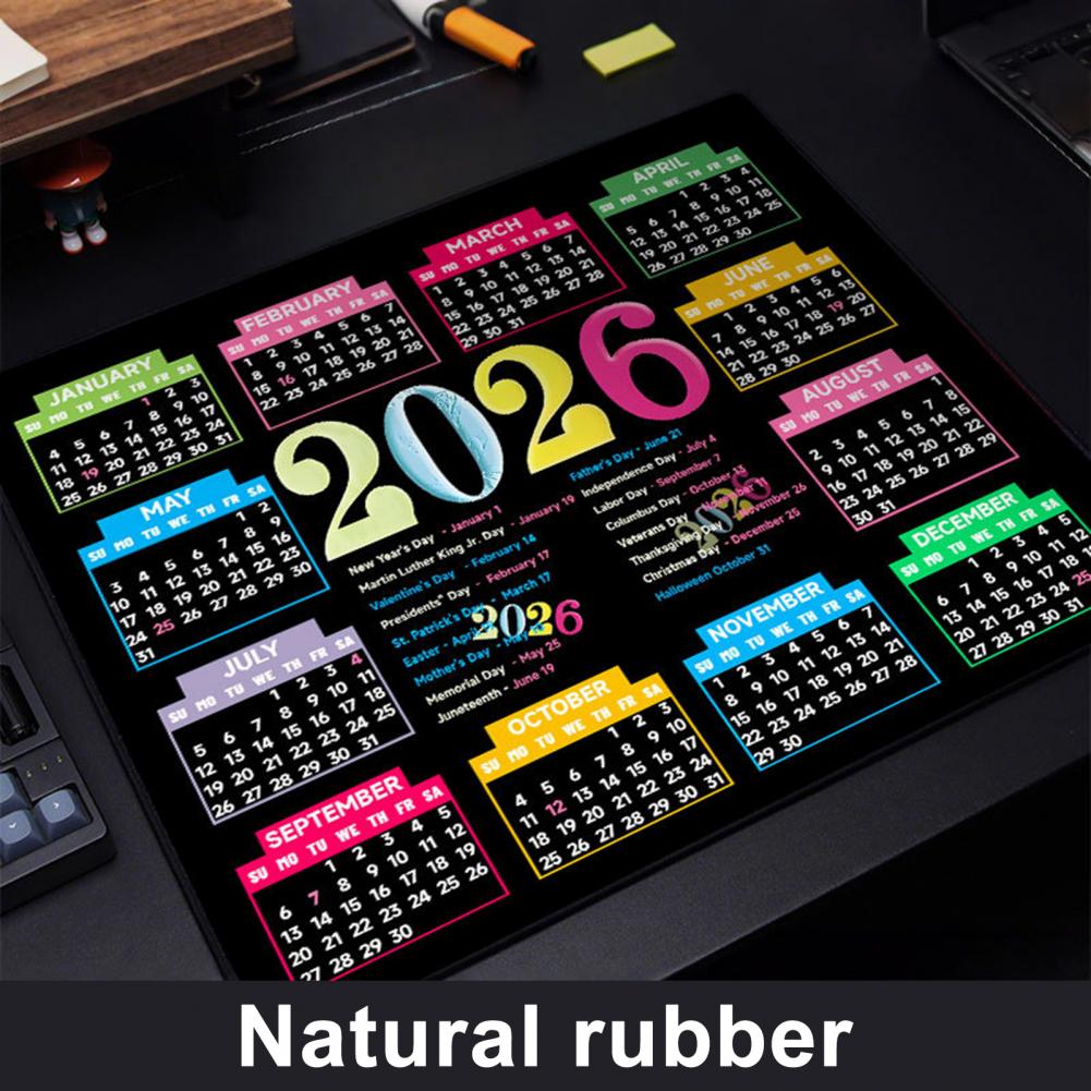 2026 Calendar Mouse Pad Waterp - огляд і ціна Gaming Accessories Laptop