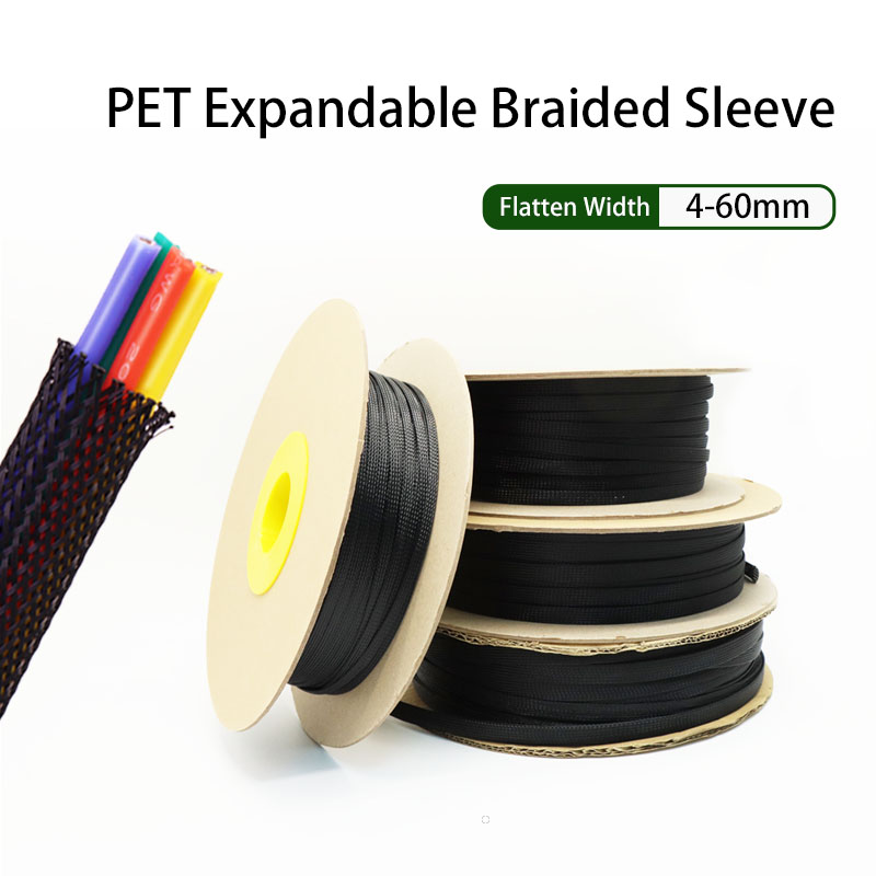 5M/10M PET Expandable Braided  - огляд і ціна Cable Sleeve Braided