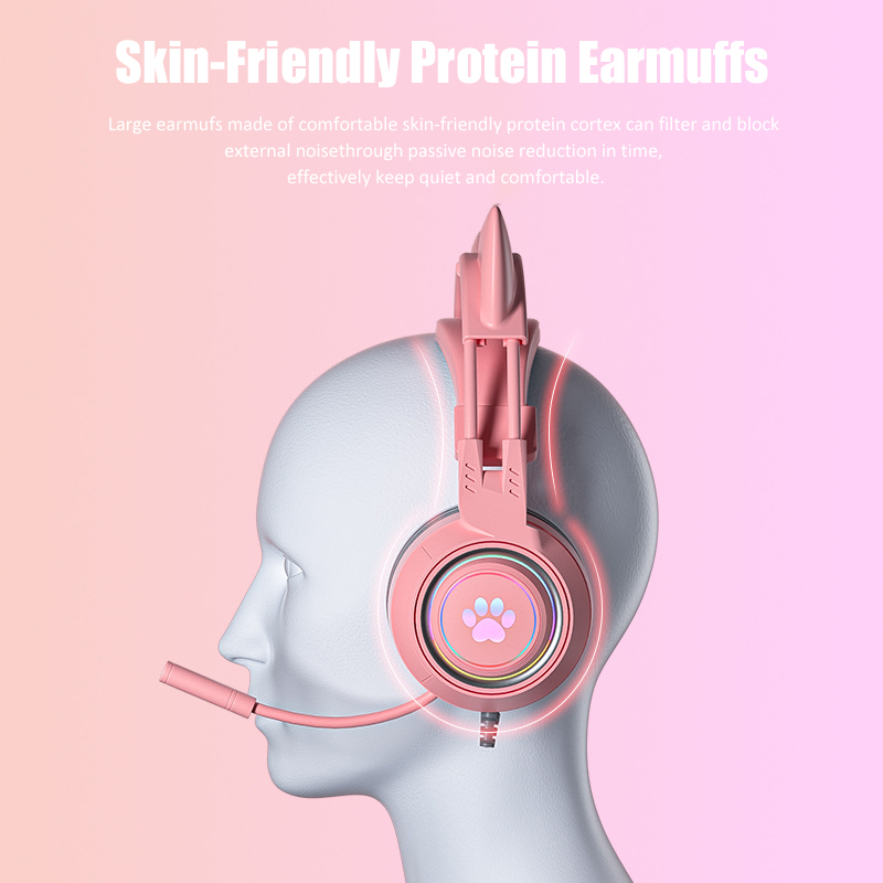 Cute Cat Ear Gaming Headphones - огляд і ціна Gaming Accessories For Your Phone