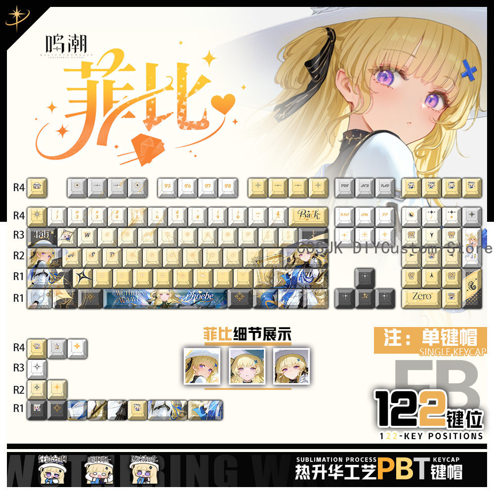 122 Keys Anime Phoebe Wutherin - огляд і ціна Gaming Accessories Gamestop
