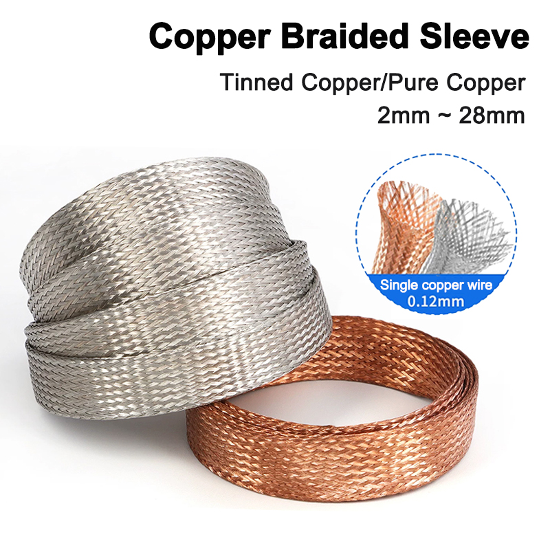 2-10m Expandable Copper Braide - огляд і ціна Cable Sleeve Braided