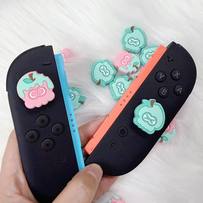 4pcs Cartoon Anime Silicone Th - огляд і ціна Gaming Accessories Nintendo Switch