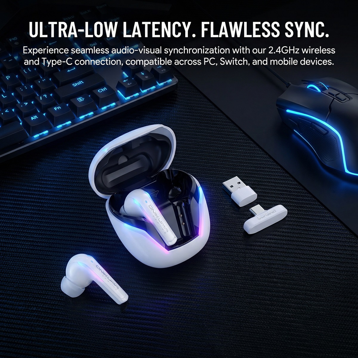 ONIKUMA T27 Wireless Gaming Ea - огляд і ціна Gaming Accessories For Your Phone