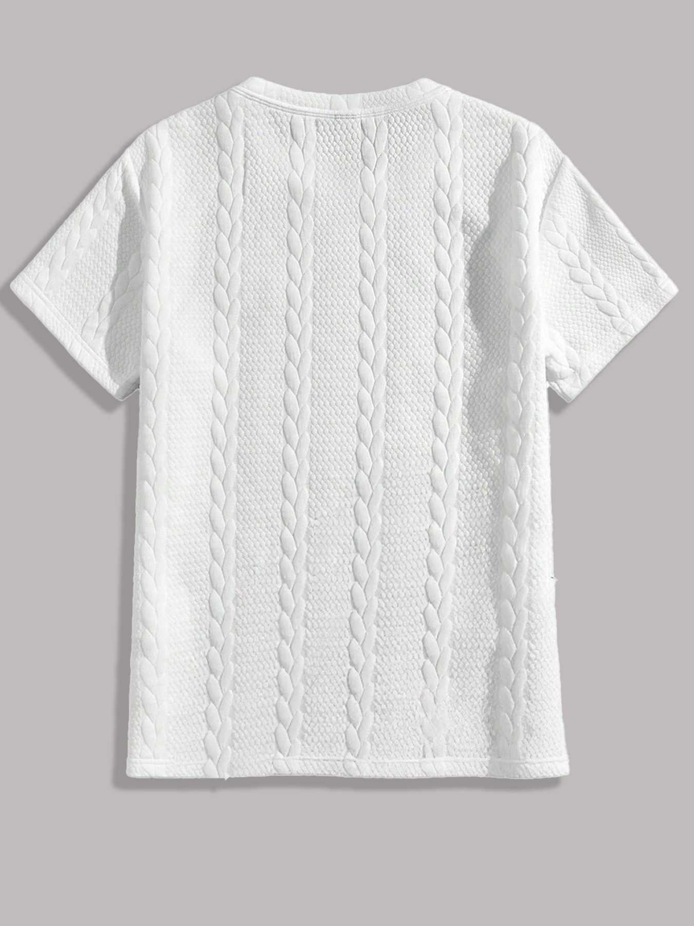Men's Cable-Knit Jacquard Text - огляд і ціна Cable Sleeve Braided