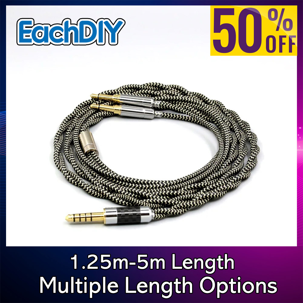 2 Core 2.8mm Litz OFC Earphone - огляд і ціна Cable Sleeve Braided